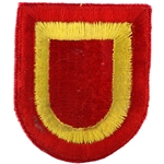 Beret Flash, 407th Supply and Transportation Battalion, A-4-126, Cut Edge