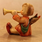 Hummel 40 Angel, Joyous News with Trumpet, Candleholder