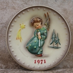 Hummel 264 1971 Annual Plate, Heavenly Angel