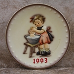 Hummel 289 1993 Annual Plate,  Doll Bath