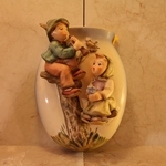 Hummel 360 A Wall Vase, Boy and Girl