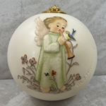 Hummel 3019 Festival Harmony with Flute Ceramic Ball Ornament