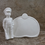 Hummel 726 Soldier Boy Plaque, White, Type 1