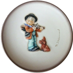 Miniature Plate, Hummel 1/T 2002 Puppy Love