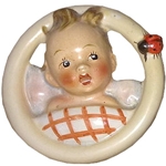 Hummel 137/A Child in Bed, Wall Plaque
