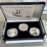 American Eagle 2006 20th Anniversary Silver Coin Set