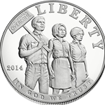 2014 Civil Rights Act of 1964 Silver Dollar