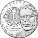 2017 Lions Clubs International Centennial Silver Dollar