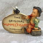 Hummel 187 Type 2-3 Dotted "I" Unpainted, With Quotation Marks, +"Reg. trade mark" in Black
