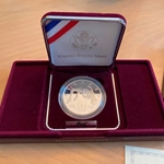 1996 Olympic High Jump Silver Dollar