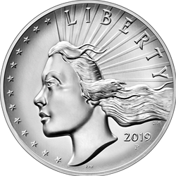 2019 American Liberty High Relief Silver Medal™