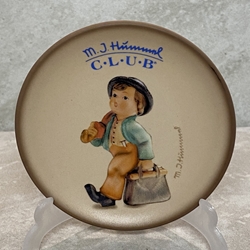 Miniature Plate, Hummel 7 Merry Wanderer, Club