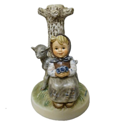 Hummel 679 Good Friends Candle Stick Holder, Arbeitsmuster, Tmk 6, Wanted