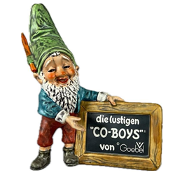 Goebel Co-Boy Gnome, Well 516, die lustigen “Co-Boy” Figuren von ©Goebel, In German, Tmk 5