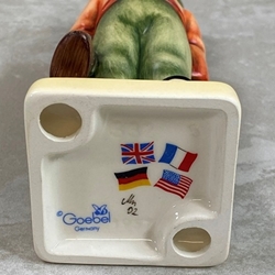 UK France - Germany American Flags Baclstamp