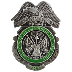 U.S. Army Military Police Badge, Inauguration 2005