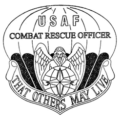 Badge, Identification, Combat Rescue Officer, Air Force