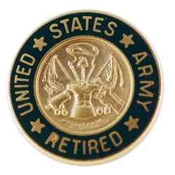 Decoration (Lapel Button), Retired Personnel, Army