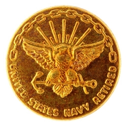 Lapel Button, Retired Personnel, U.S. Navy