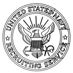 Badge, Identification, Recruiting Service, Navy