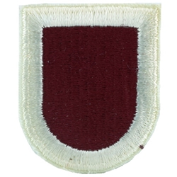 Beret Flash, 307th Medical Battalion, A-4-108, Old Type, Cut Edge