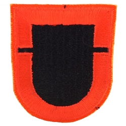 Beret Flash, 1st Battalion, 509th Infantry Regiment, A-4-000, Cut Edge