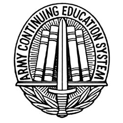 Badge, Identification, Continuing Education System Personnel, U.S. Army, MIL-DTL-3628/115A