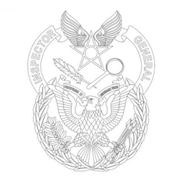 Badge, Identification, Staff, Inspector General, U.S. Air Force, MIL-DTL-3628/261