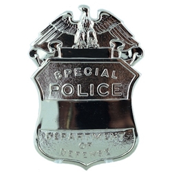 Badge, Identification, Service Cap, Civilian Guard, DOD, (Non-Supervisory), MIL-DTL-3628/140A