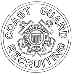 Badge, Identification, Recruiting, U.S. Coast Guard, MIL-DTL-3628/135A