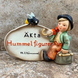 Hummel 209 Swedish Language Dealer Plaque