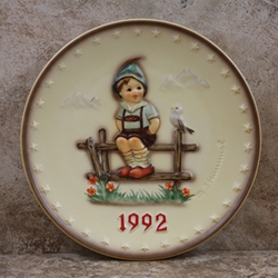 Hummel 288 1992 Annual Plate, Wayside Harmony