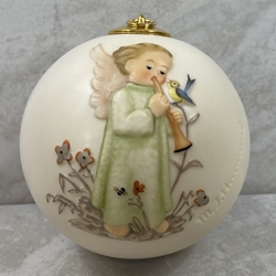 Hummel 3019 Festival Harmony with Flute Ceramic Ball Ornament