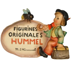 Hummel 208 Dealer's Plaque In French