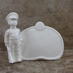 Hummel 726 Soldier Boy Plaque, White, Type 1