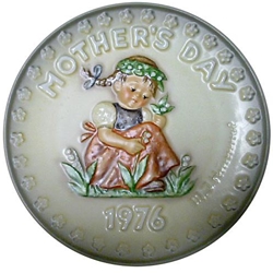 Hummel 500 1976 Mother's Day Plate (Never Issued) Tmk 5, Rare!!
