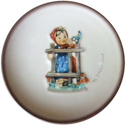 Miniature Plate, Hummel 203/T 2002 Signs of Spring