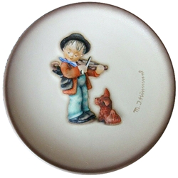 Miniature Plate, Hummel 1/T 2002 Puppy Love