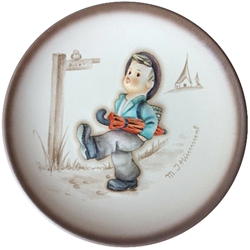 Miniature Plate, Hummel 79/T 2004 Globe Trotter