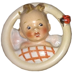 Hummel 137/A Child in Bed, Wall Plaque