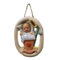 Hummel 138 Tiny Baby in Crib, Tmk 2, Sold $600.00