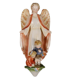 Hummel 108 Angel with two children at feet, Tmk 2, Sold $2,640.00