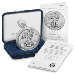 American Eagle One Ounce Silver Enhanced Reverse Proof Coin