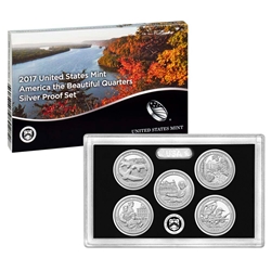 America the Beautiful Quarters Silver Proof Set