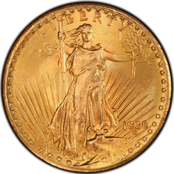 Saint Gaudens Gold $20 Double Eagle With Motto - In God We Trust