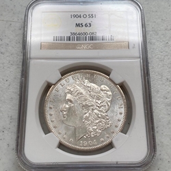 Morgan Silver Dollars Certified / Slabbed