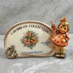 Hummel 820 Caribbean Collection Plaque, Authorized Retailer