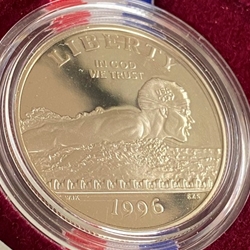 1996 Olympic Swimming Half Dollar