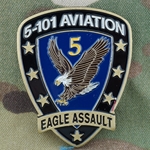 Rank, Specialist Five E5 Polished Brass G.I.