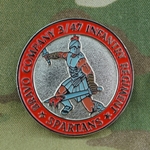 Challenge Coin, 2nd Battalion, 327th Infantry Regiment No Slack